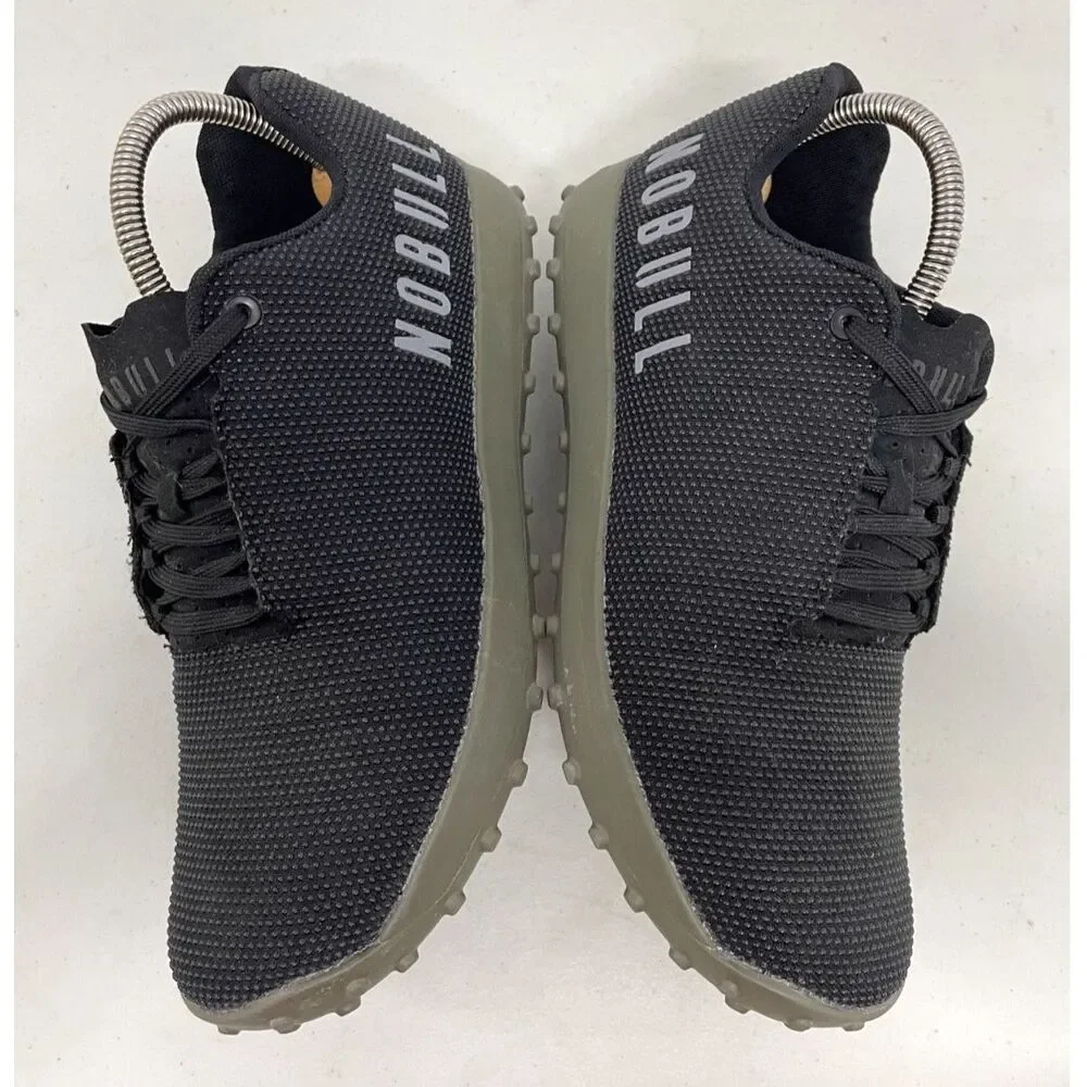 Nobull Turf Trainer Men's 9 Black Athletic Running Training Shoes Sneakers